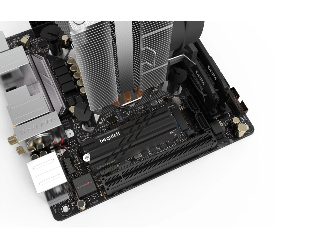 Аксесоар за съхранение be quiet! охладител M.2 2280 SSD Cooler... 2