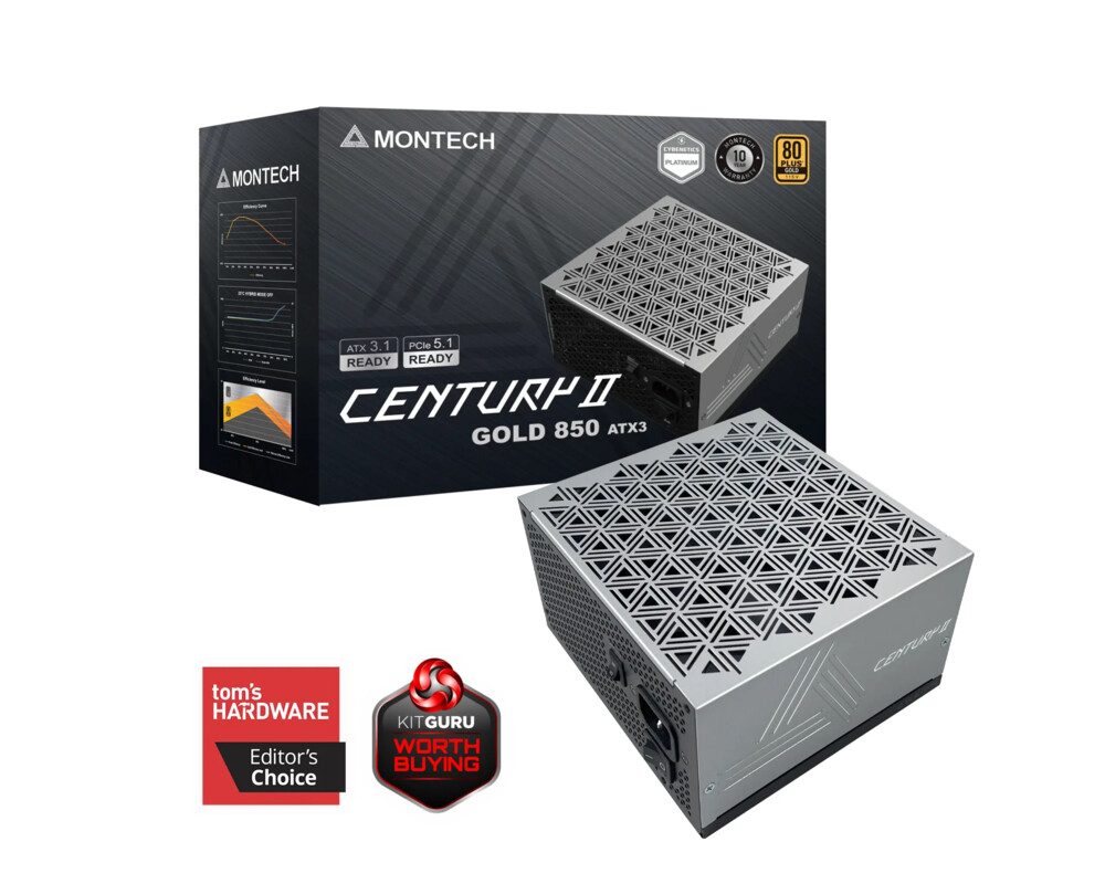 Захранване Montech ATX 3.1 850W Gold - CENTURY II 8... 7