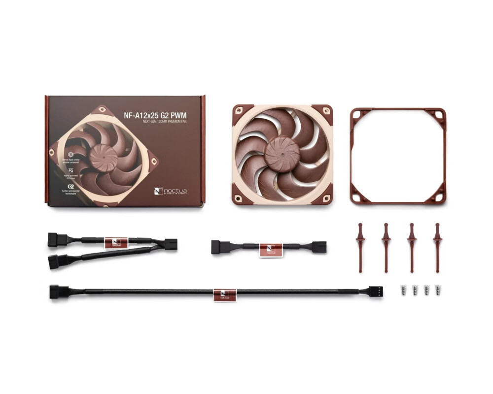 Вентилатор Noctua 120mm NF-A12x25 G2 PWM 4