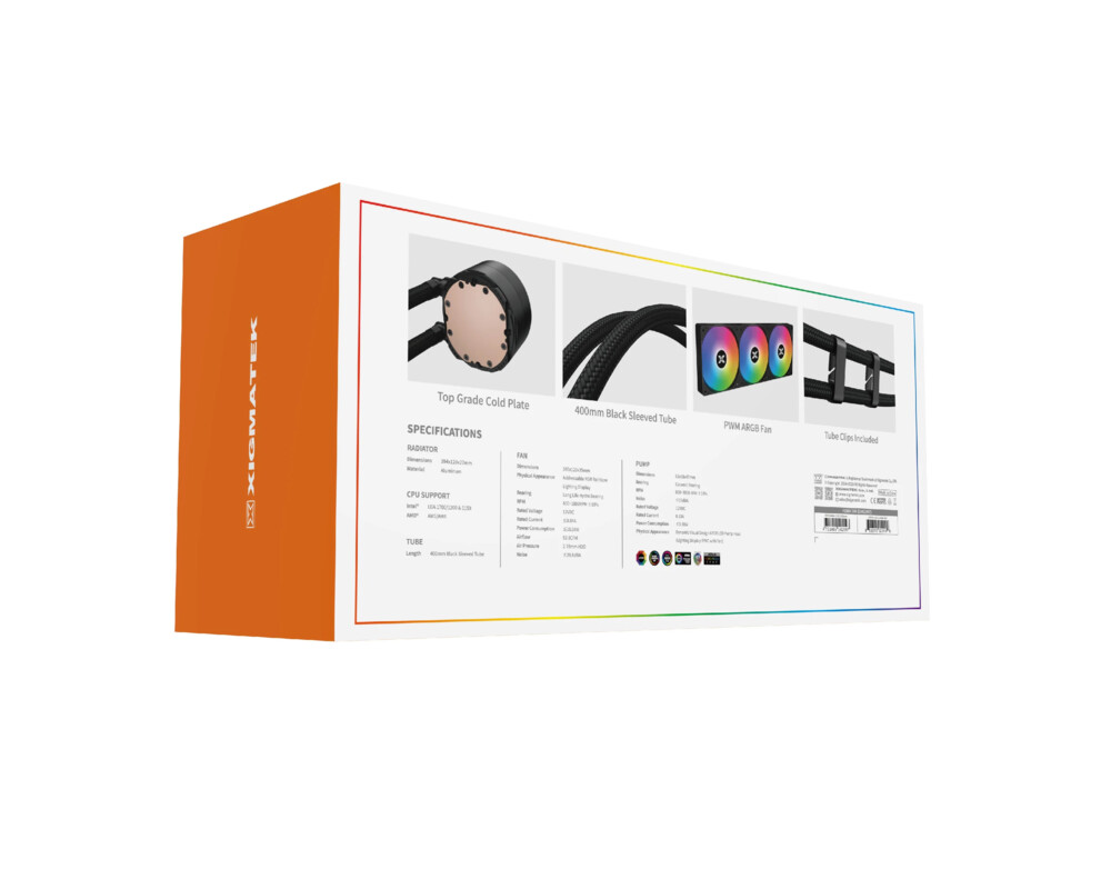 Охладител за процесор Xigmatek FENIX 360 - Addressable RGB 11