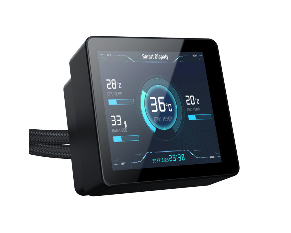 Охладител за процесор Xigmatek Connect 240 - LED Display 3