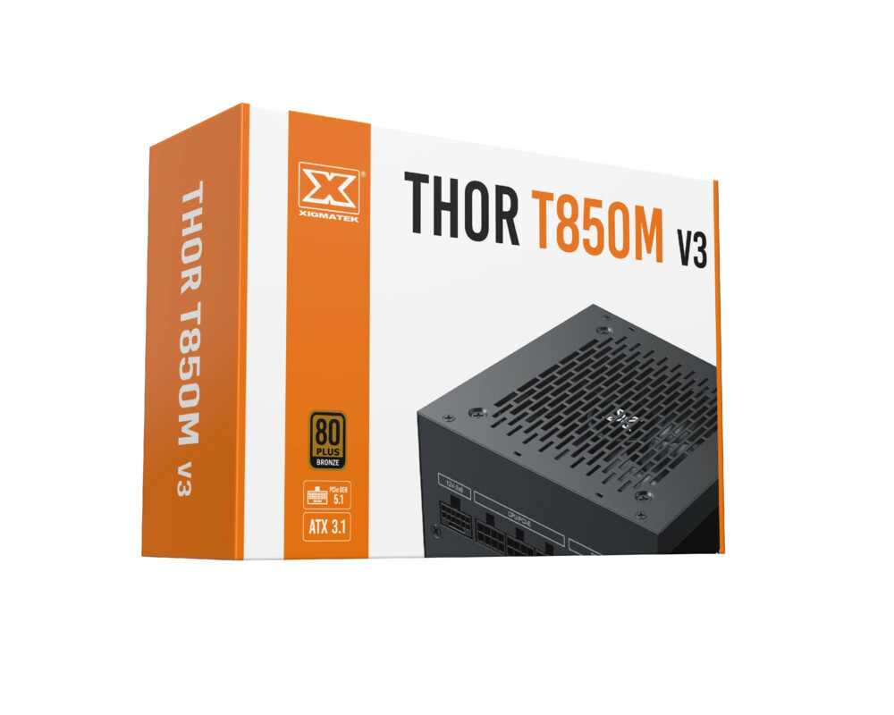Захранване Xigmatek ATX 3.1 850W Bronze - Thor T850... 10