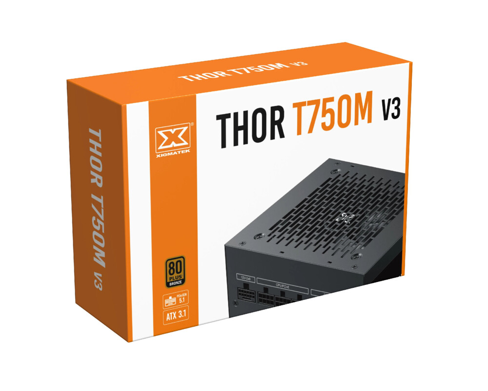 Захранване Xigmatek ATX 3.1 750W Bronze - Thor T750... 7