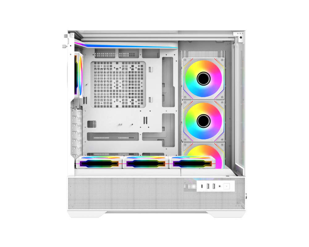 Кутия Xigmatek EATX - Vision Arctic - 7 ARGB Fans 3