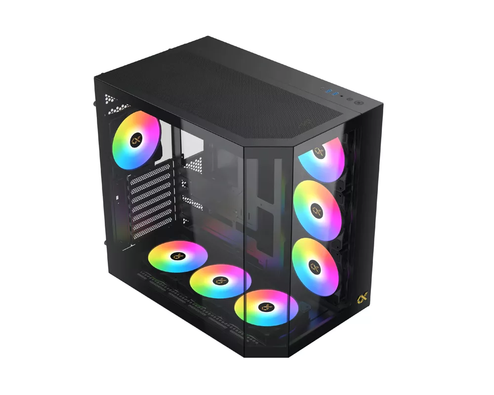 Кутия Xigmatek EATX - Cubi II - 7 ARGB Fans 2
