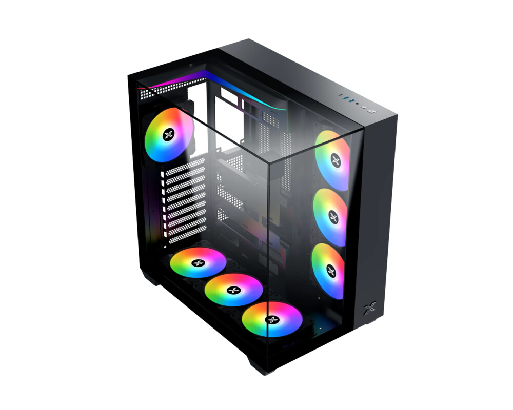 Кутия Xigmatek ATX - AQUA V - 7 ARGB Fans 2