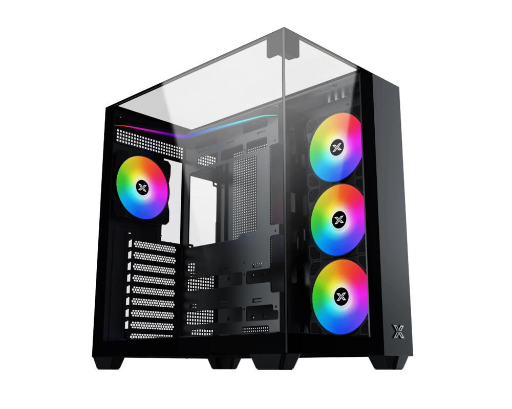 Кутия Xigmatek ATX - AQUA V - 7 ARGB Fans
