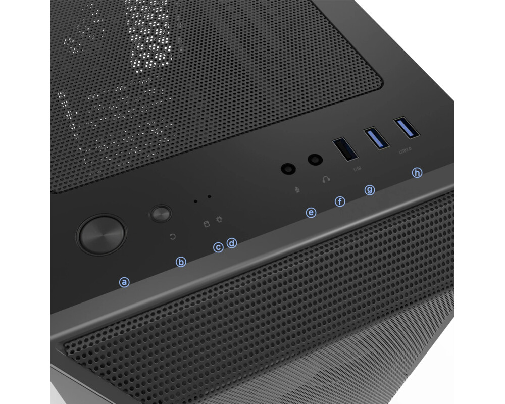 Кутия Zalman ATX - i3 NEO ARGB Black - Mesh 11