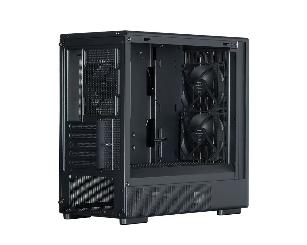 Кутия Zalman mATX - P10 NAMU BLACK - Wood 8