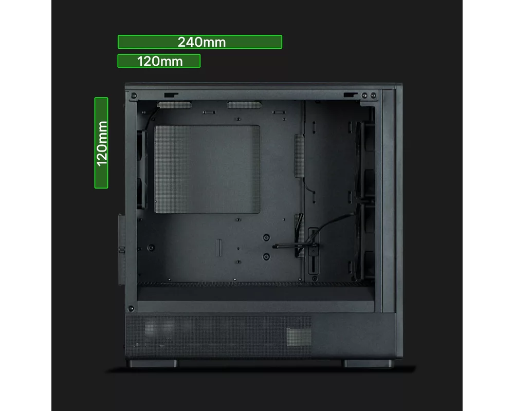 Кутия Zalman mATX - P10 NAMU BLACK - Wood 19