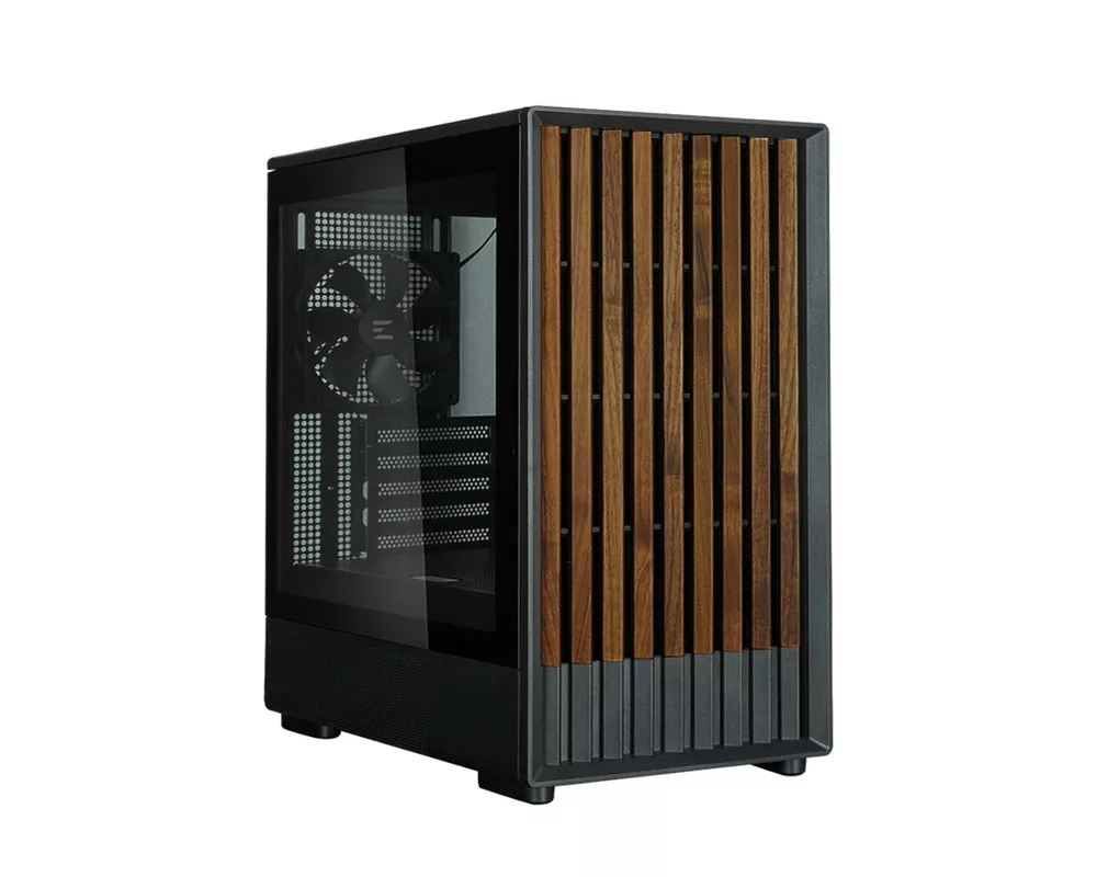 Кутия Zalman mATX - P10 NAMU BLACK - Wood 2