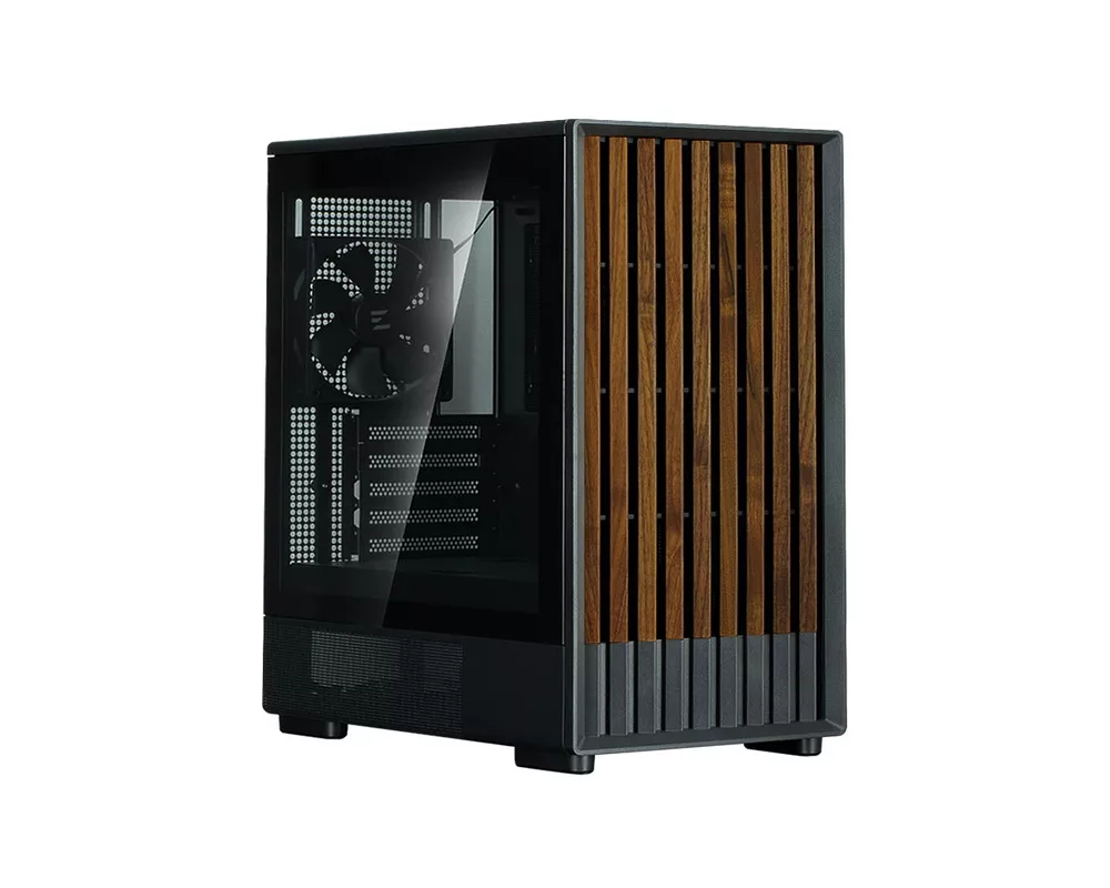 Кутия Zalman mATX - P10 NAMU BLACK - Wood 3