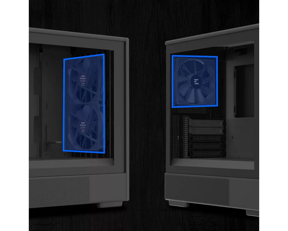 Кутия Zalman mATX - P10 NAMU BLACK - Wood 16