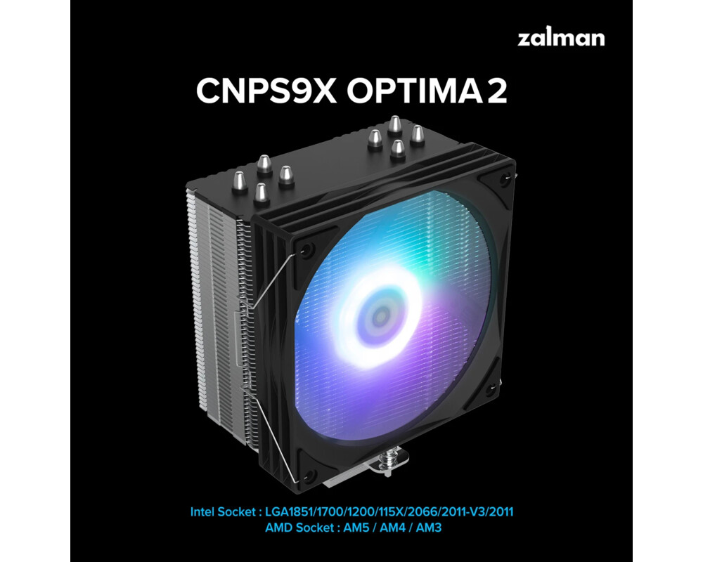 Охладител за процесор Zalman CNPS9X OPTIMA2 LGA1851/AM5 14