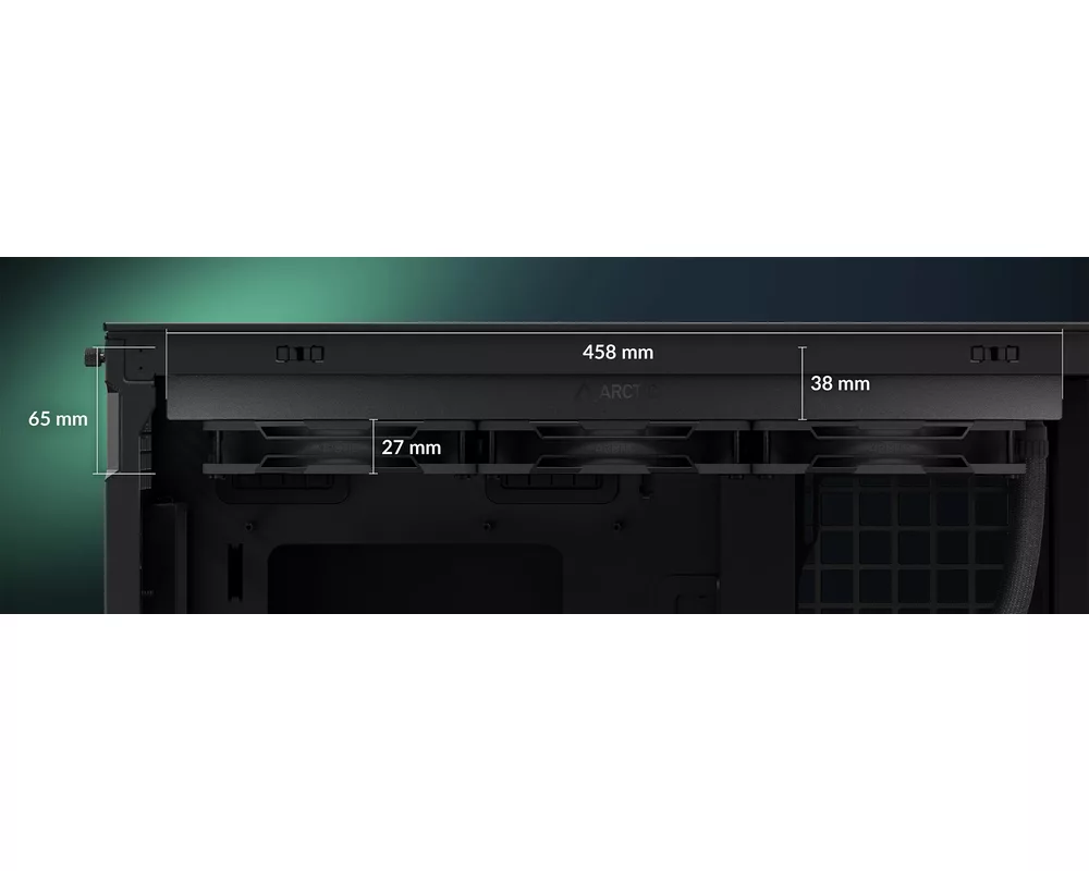Охладител за процесор Arctic Liquid Freezer III Pro 420 Black 8
