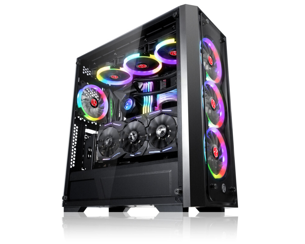 Кутия Raijintek EATX - PONOS TG4 - 4 x 120mm ARGB Fans 2