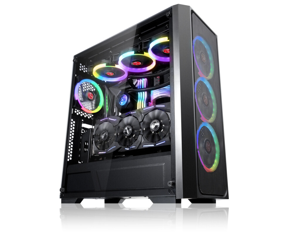 Кутия Raijintek EATX - PONOS MS4 - 4 x 120mm ARGB Fans 2