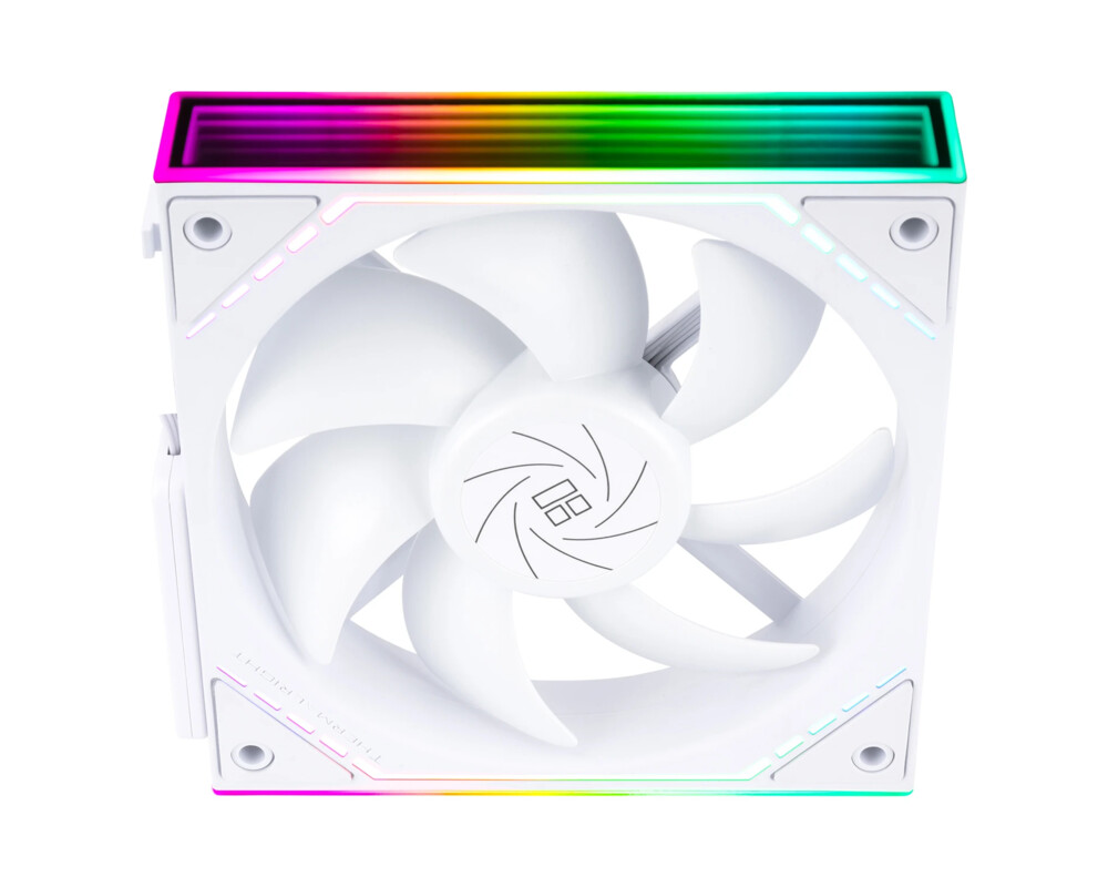 Вентилатор Thermalright Комплект вентилатори Pack 3-in-1 3x120mm - TL-M12QW x 3 - White 7