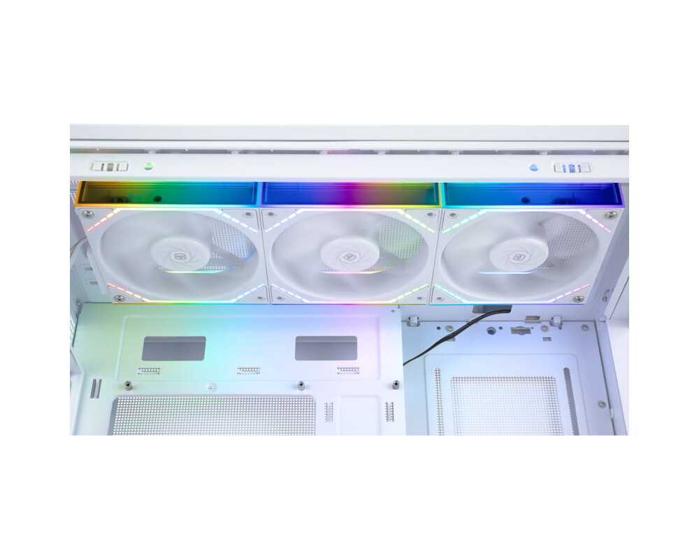 Вентилатор Thermalright Комплект вентилатори Pack 3-in-1 3x120mm - TL-M12QW x 3 - White 9