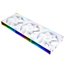  Thermalright Комплект вентилатори Pack 3-in-1 3x120mm - TL-M12QRW x 3 - White 836943 TL-M12QRW-3 на топ цена - PIC.bg