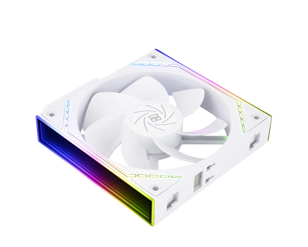 Вентилатор Thermalright Комплект вентилатори Pack 3-in-1 3x120mm - TL-M12QRW x 3 - White 7