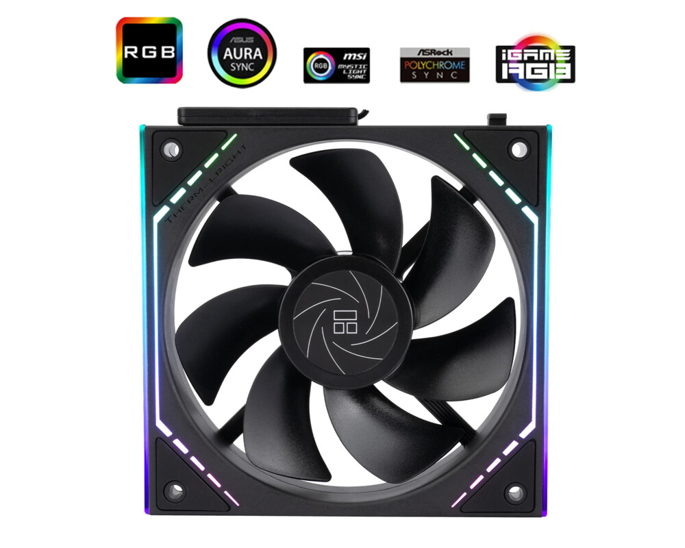 Вентилатор Thermalright Комплект вентилатори Pack 3-in-1 3x120mm - TL-M12QR x 3 - Reverse 3