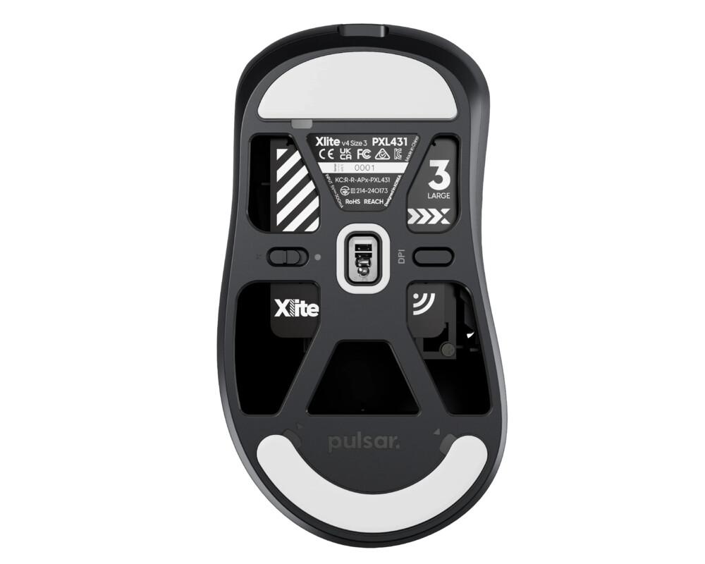 Мишка Pulsar професионална Wireless Gaming Mouse Xlite v4 Size1 Black - 1K 4
