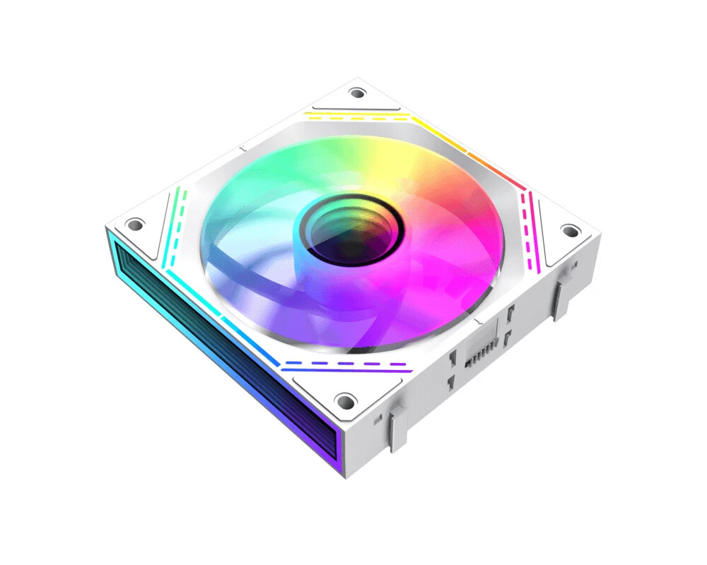 Вентилатор Gamemax Комплект вентилатори Pack 3-in-1 3x120mm - FN12A-S3I White 3