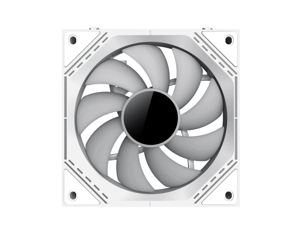 Вентилатор Gamemax Комплект вентилатори Pack 3-in-1 3x120mm - FN12A-S3I White 10