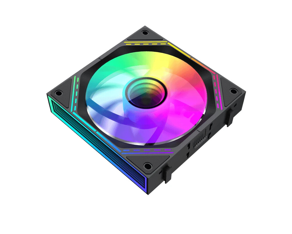 Вентилатор Gamemax Комплект вентилатори Pack 3-in-1 3x120mm - FN12A-S3I-R Black 7