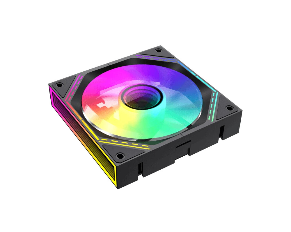 Вентилатор Gamemax Комплект вентилатори Pack 3-in-1 3x120mm - FN12A-S3I-R Black 3