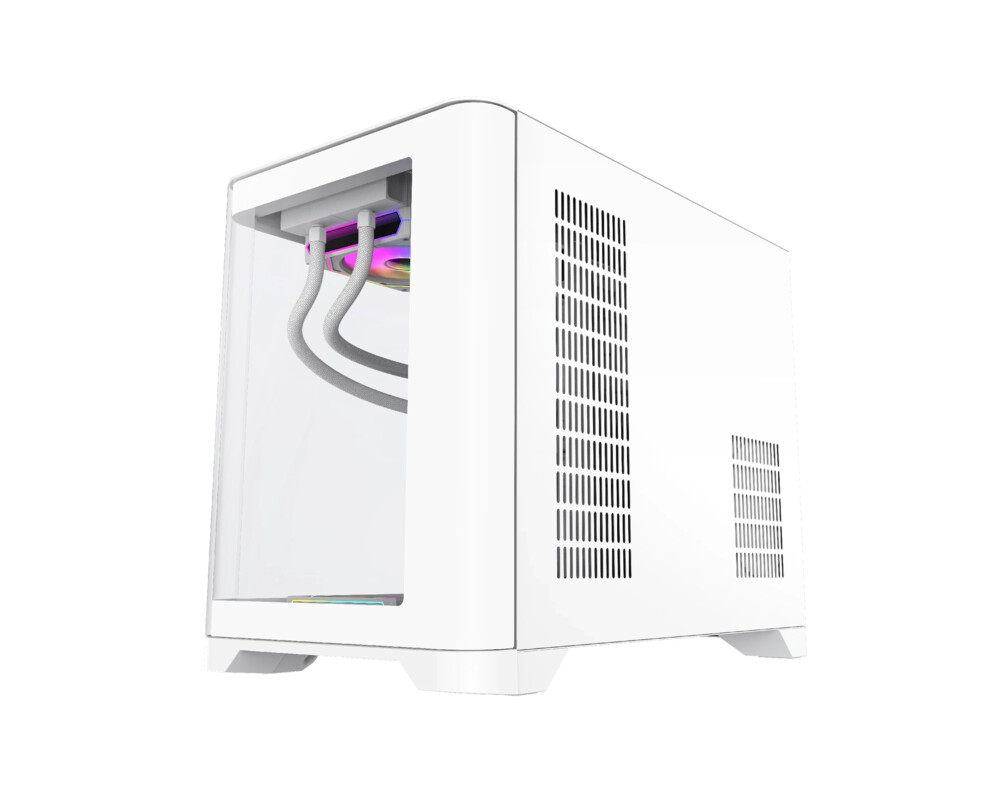 Кутия Gamemax mATX - HYPE-M White - 3 x 120 mm... 5