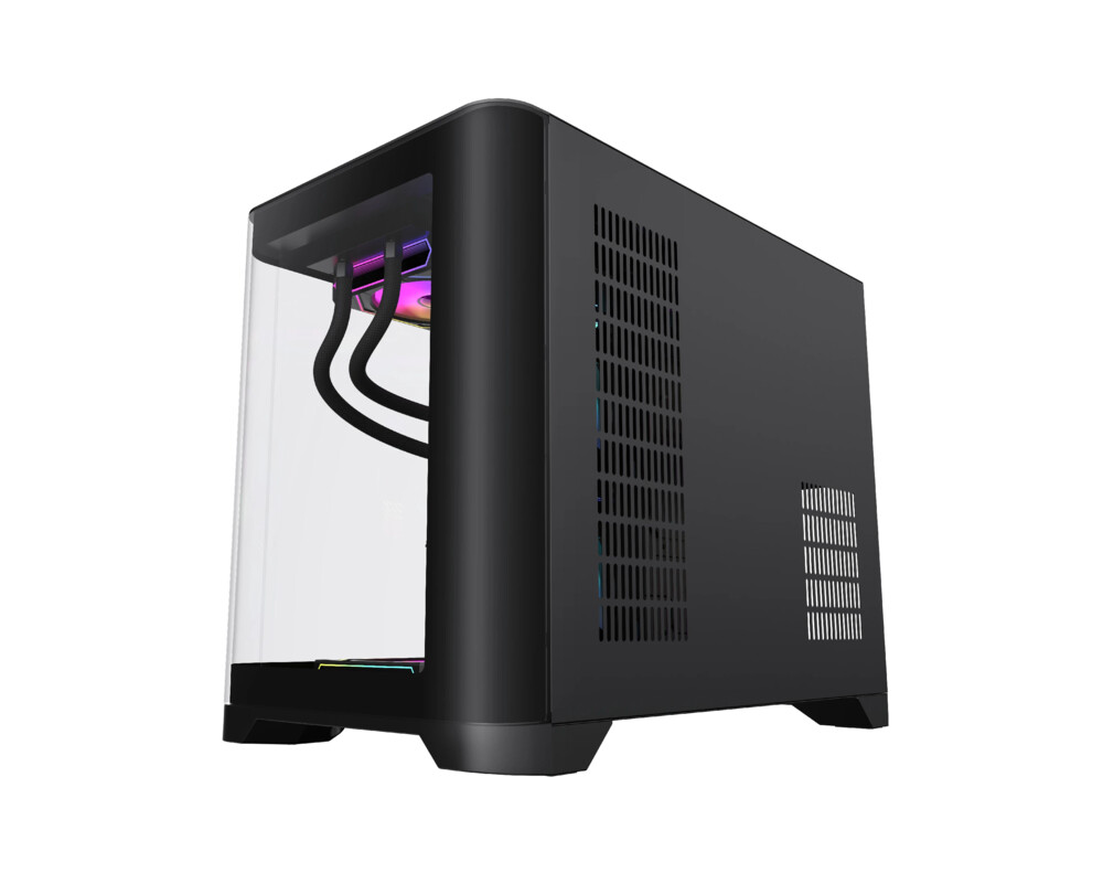 Кутия Gamemax mATX - HYPE-M Black - 3 x 120 mm... 6