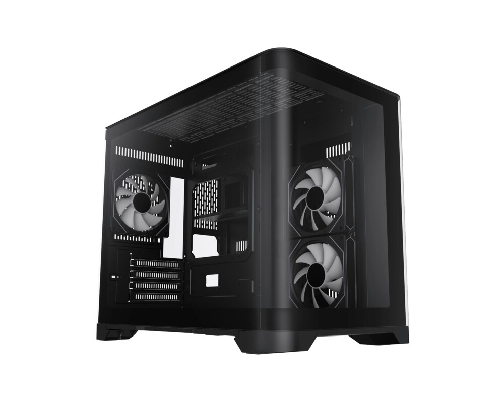 Кутия Gamemax mATX - HYPE-M Black - 3 x 120 mm... 7
