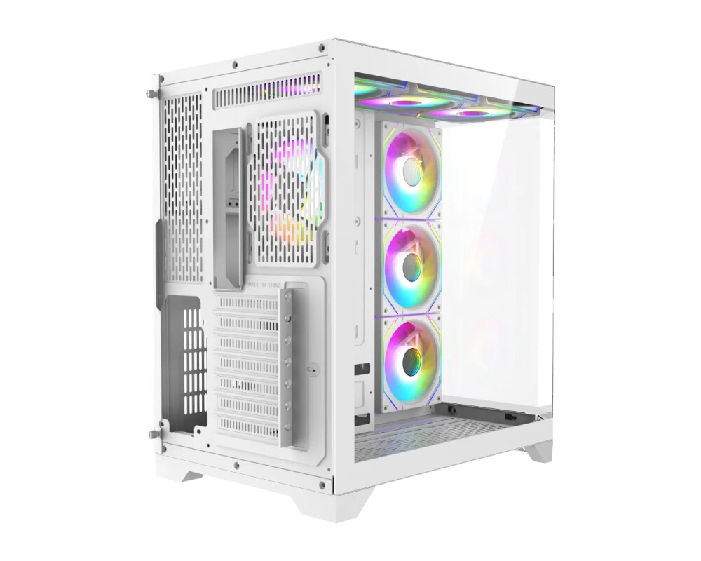 Кутия Gamemax ATX - HYPE-A White - 4 x 120 mm... 5