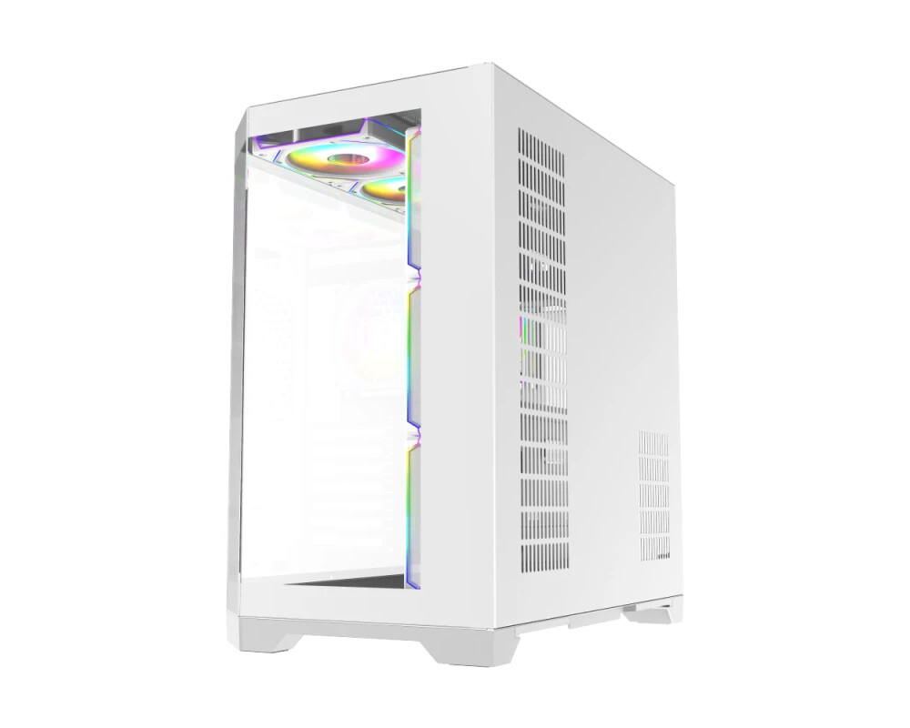 Кутия Gamemax ATX - HYPE-A White - 4 x 120 mm... 7
