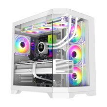  Gamemax ATX - HYPE-A White - 4 x 120 mm... 840485 GM-HYPE-A-WH на топ цена - PIC.bg