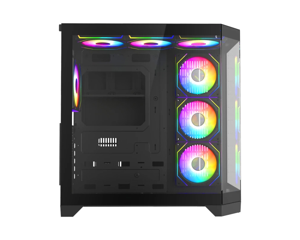 Кутия Gamemax ATX - HYPE-A Black - 4 x 120 mm... 4