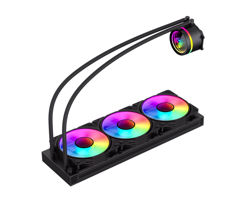 Охладител за процесор Gamemax IceBurg 360 Infinity Black - Infinity Mirror 6