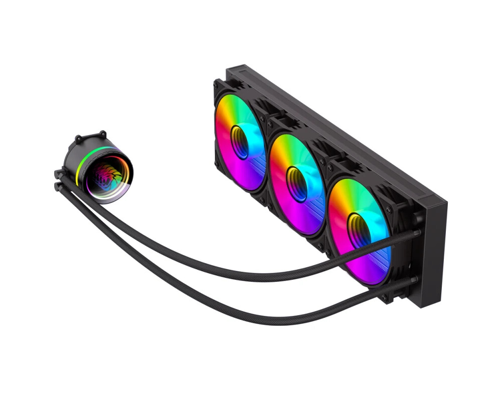 Охладител за процесор Gamemax IceBurg 360 Infinity Black - Infinity Mirror 5