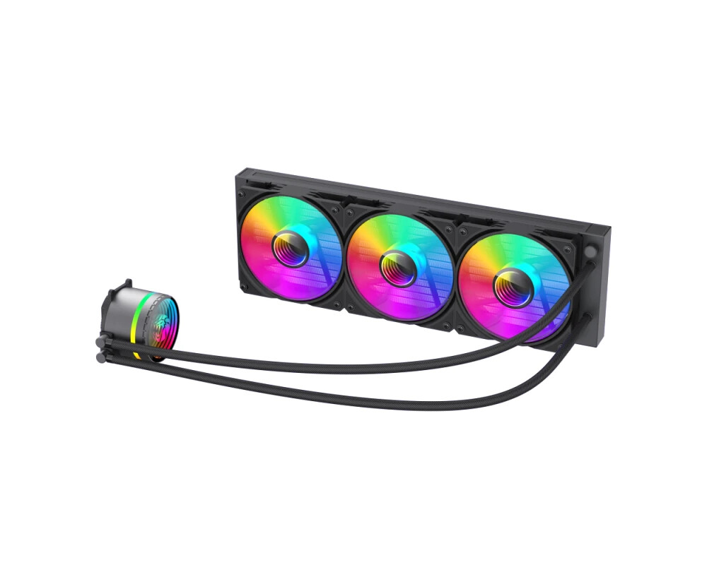 Охладител за процесор Gamemax IceBurg 360 Infinity Black - Infinity Mirror 4