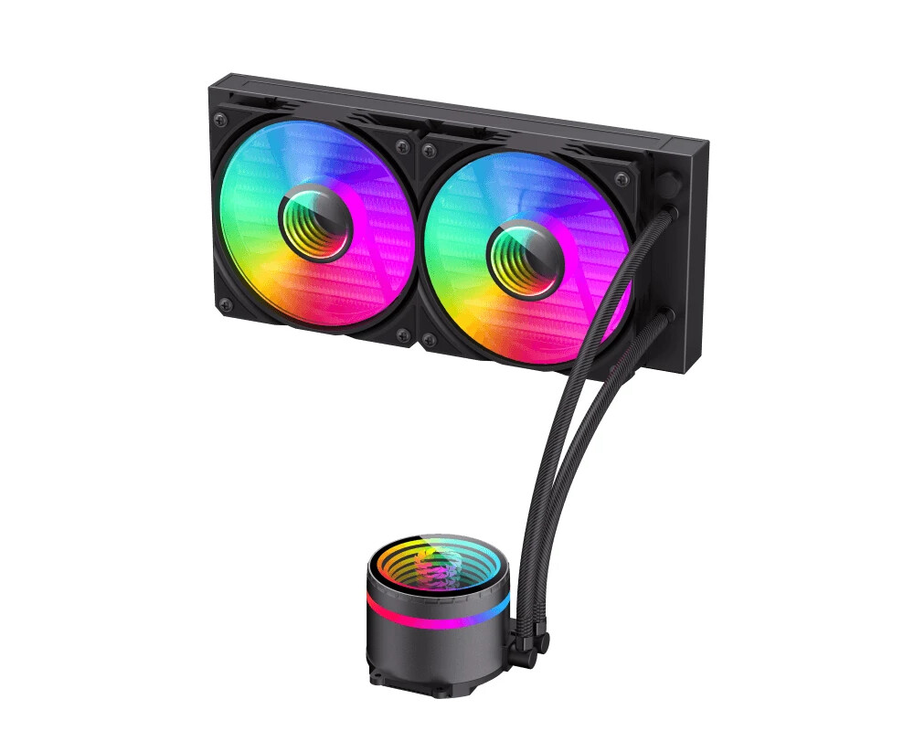 Охладител за процесор Gamemax IceBurg 240 Infinity Black - Infinity Mirror 2