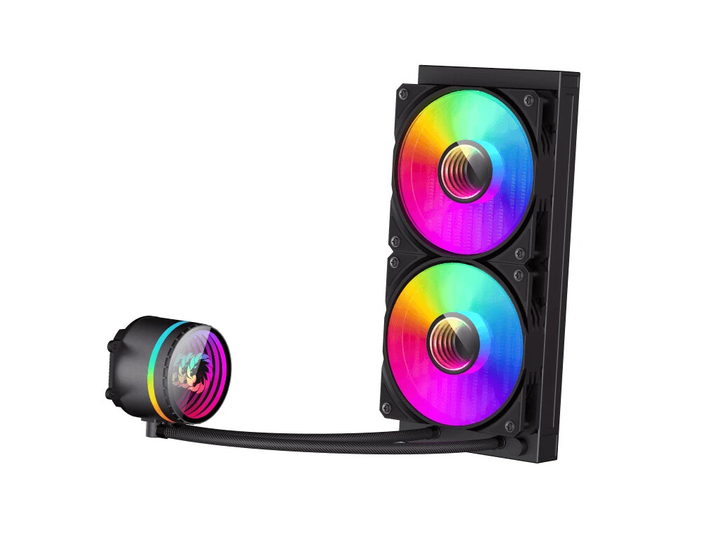 Охладител за процесор Gamemax IceBurg 240 Infinity Black - Infinity Mirror 3
