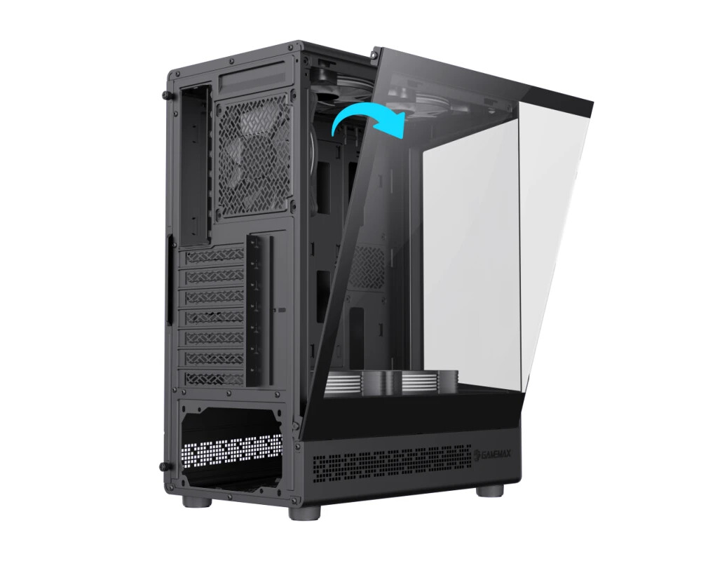 Кутия Gamemax ATX - Vista COC AB - 5 x 120 mm A-RGB Fans 8