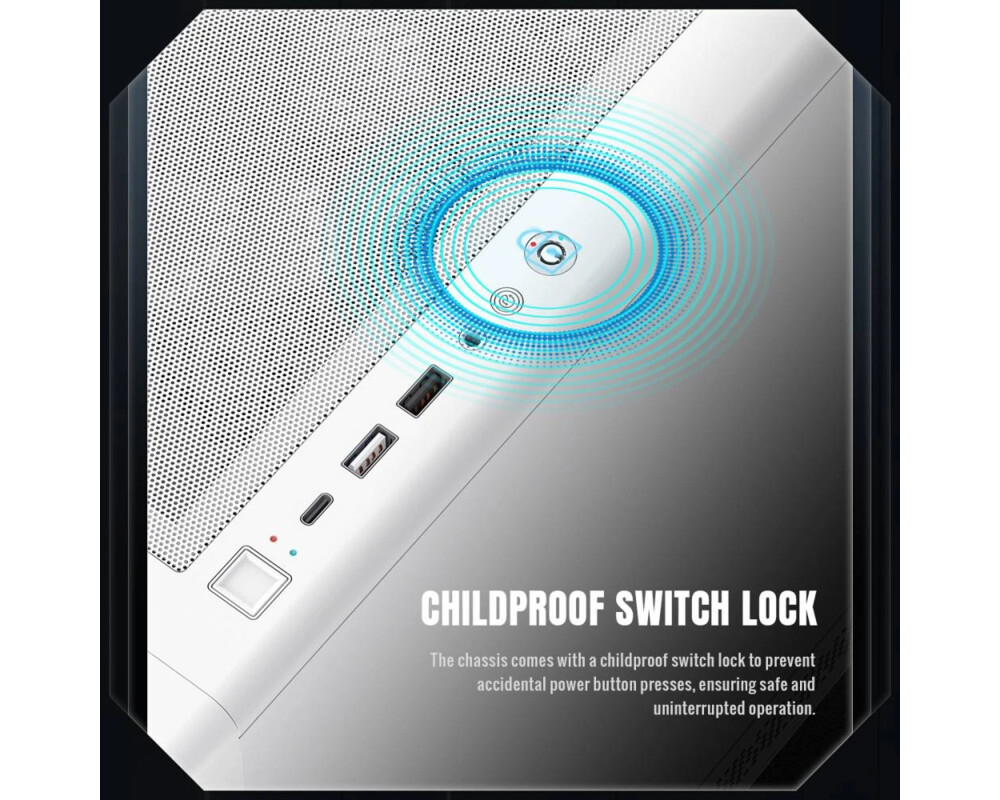 Кутия Gamemax ATX - Storm 2 AW - 6 x 120 mm Ad... 8