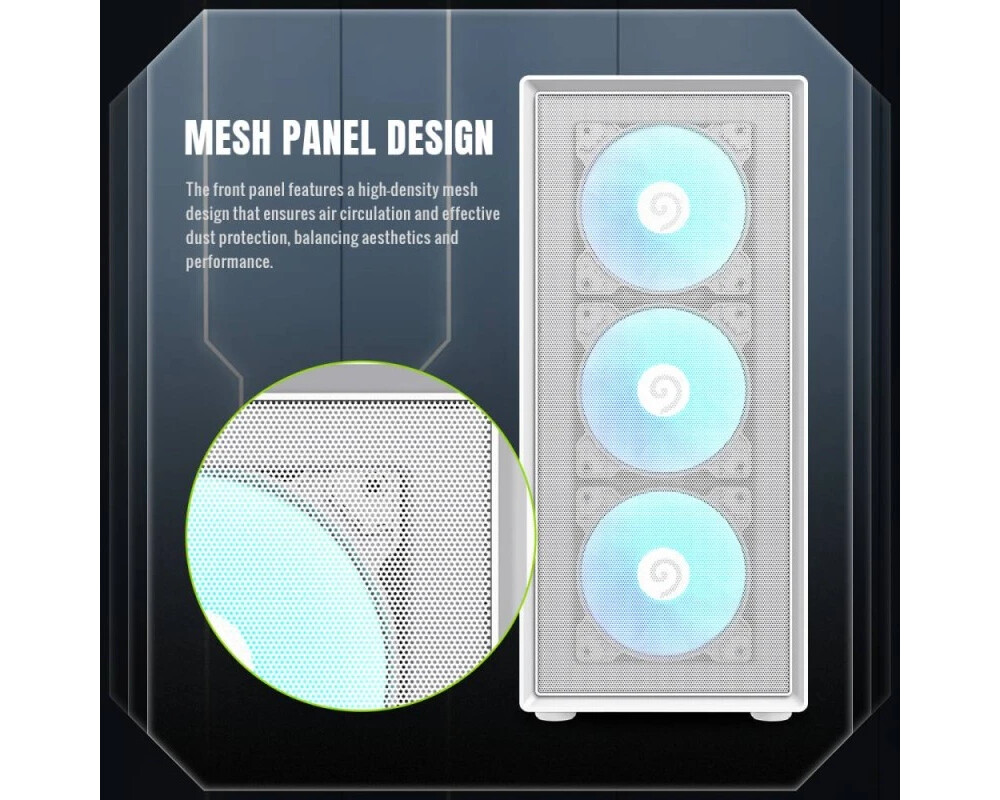 Кутия Gamemax ATX - Storm 2 AW - 6 x 120 mm Ad... 6