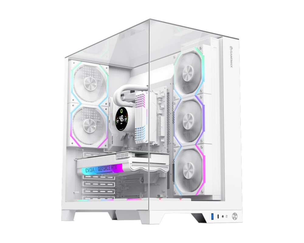 Кутия Gamemax ATX - Infinity Pro White - 5 x 1...