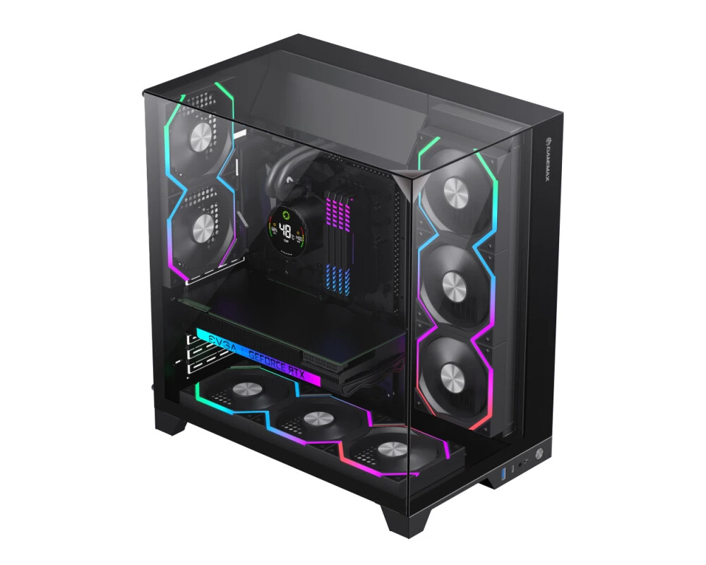 Кутия Gamemax ATX - Infinity Pro Black - 5 x 1... 3