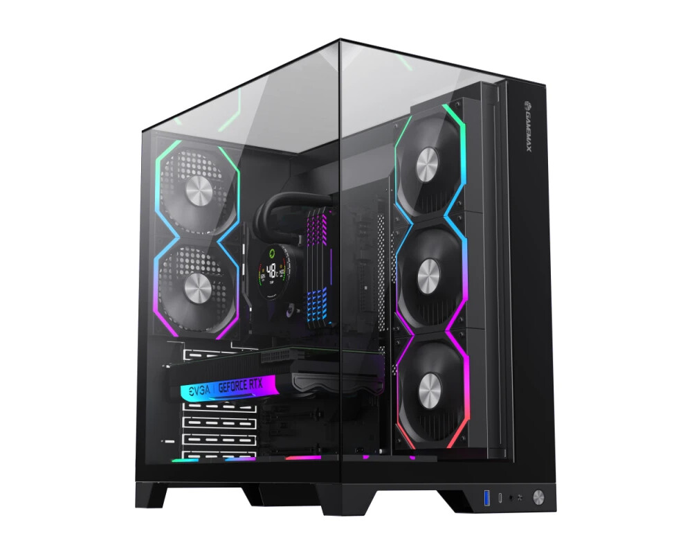 Кутия Gamemax ATX - Infinity Pro Black - 5 x 1...