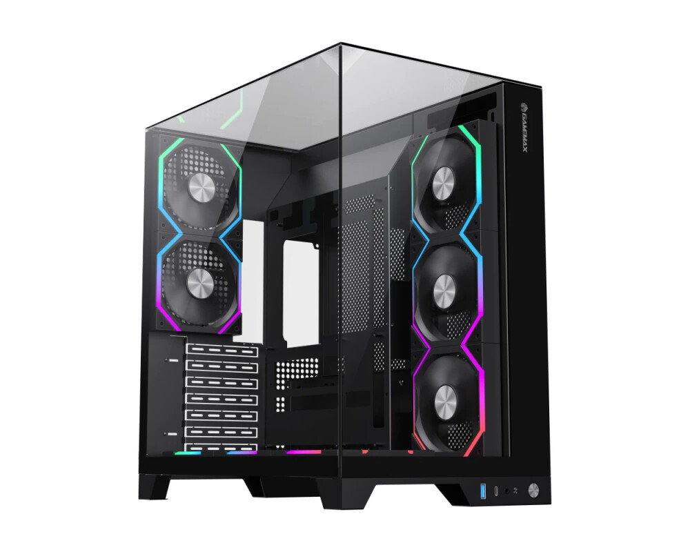 Кутия Gamemax ATX - Infinity Pro Black - 5 x 1... 2